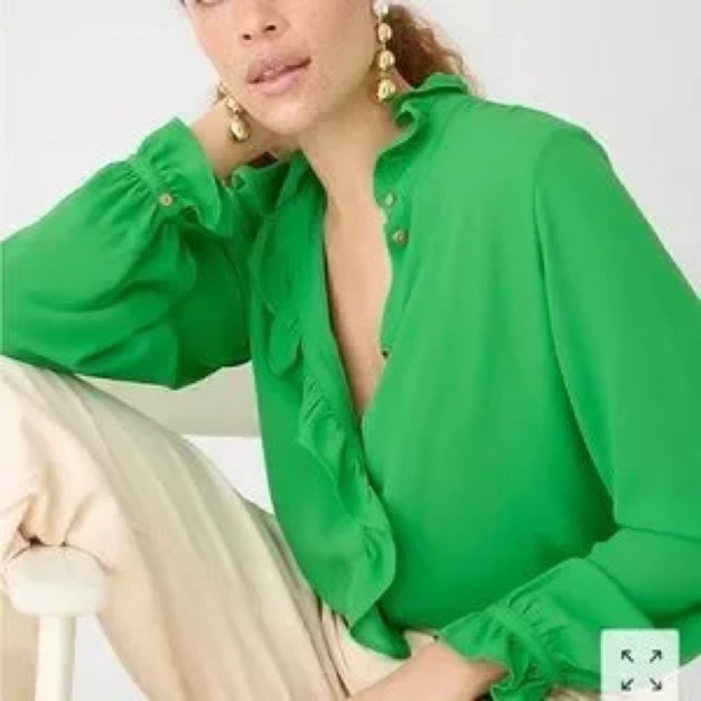 J Crew Drapey CottageTop NWT - Picture 2 of 12